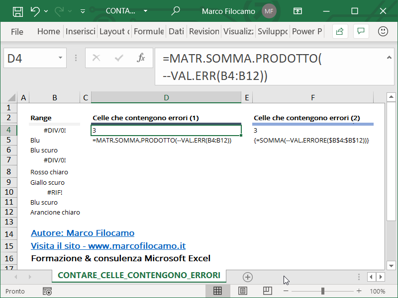 Microsoft_Excel_Contare_Celle_Errori_Excel_MATR.SOMMA.PRODOTTO