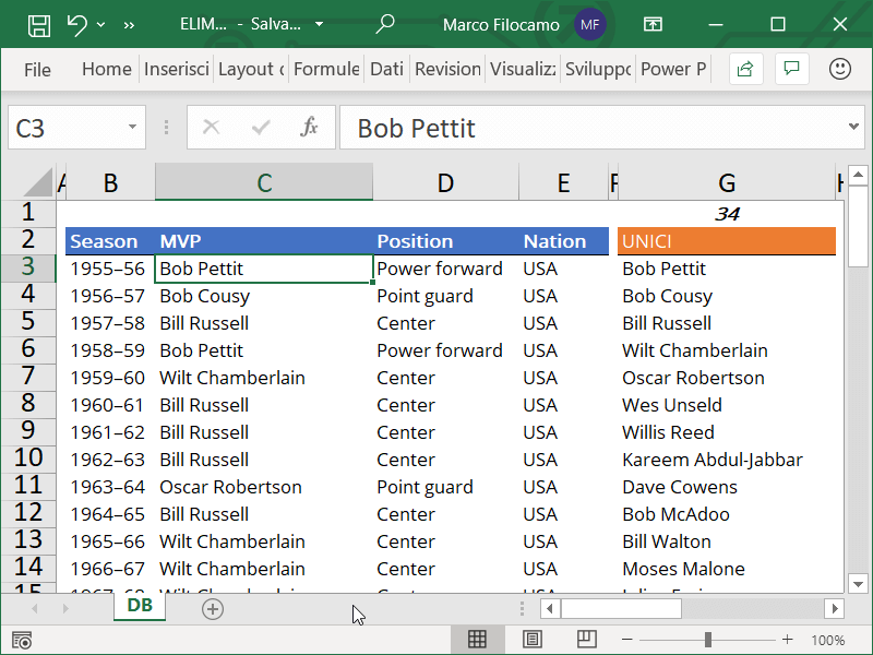 ELIMINARE_DUPLICATI_EXCEL_INIZIO