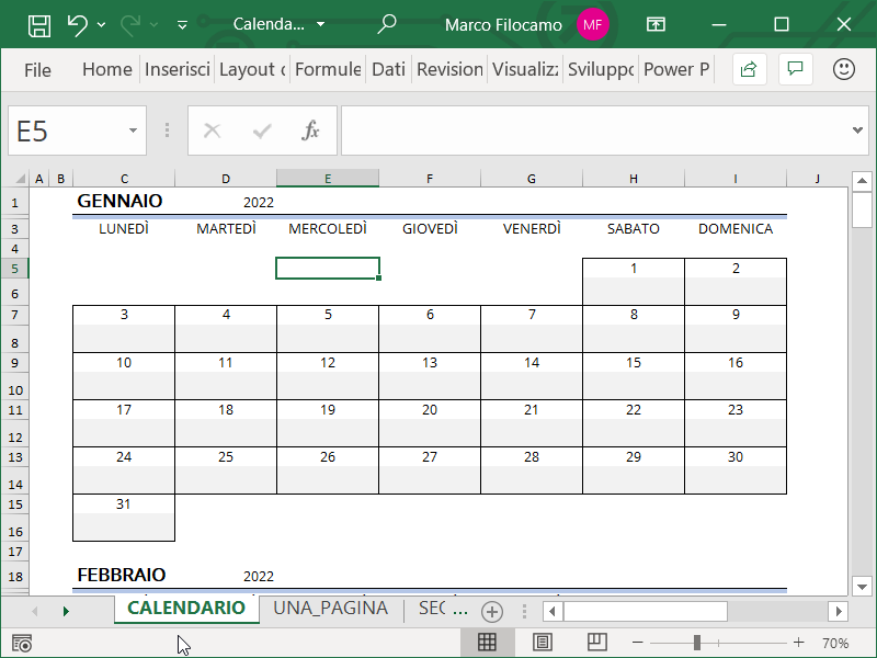 Formato De Calendario 2022 En Excel Images And Photos Finder