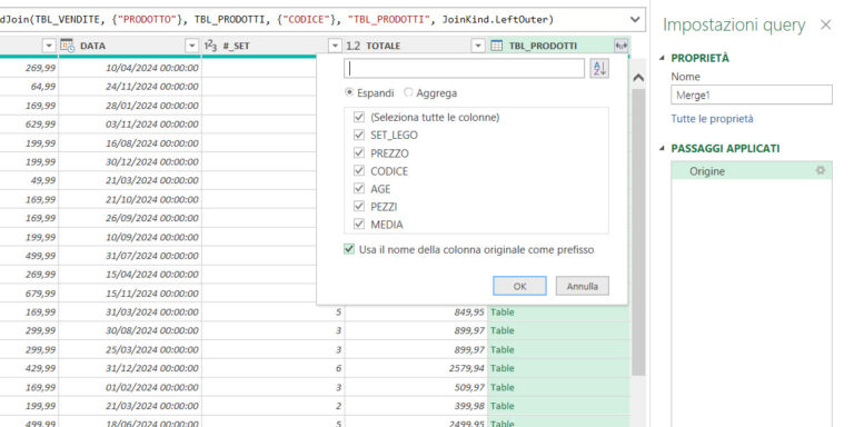 Scopri come eseguire merge di query su Excel!