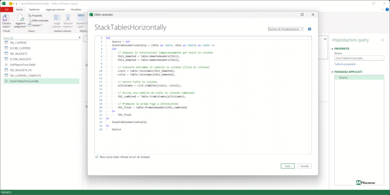 Come creare una funzione personalizzata con Power Query in Excel