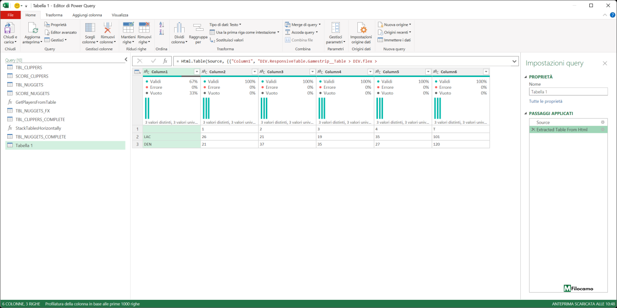 Come creare una funzione personalizzata con Power Query in Excel