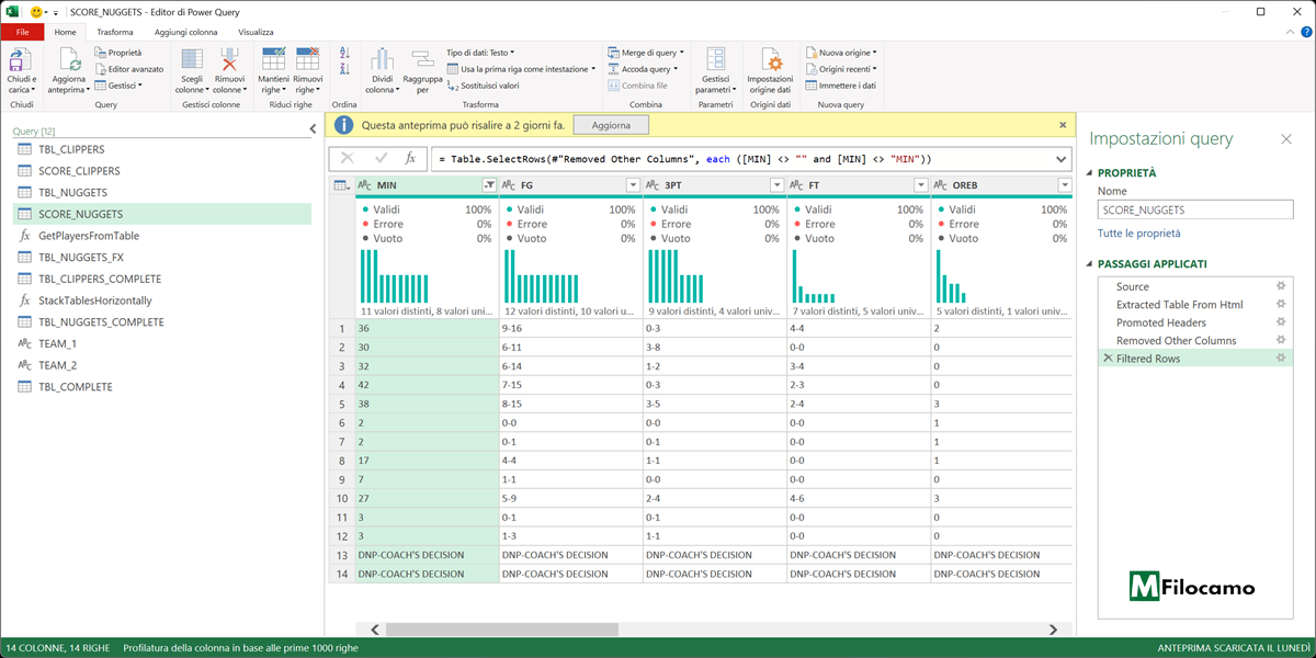 Come creare una funzione personalizzata con Power Query in Excel