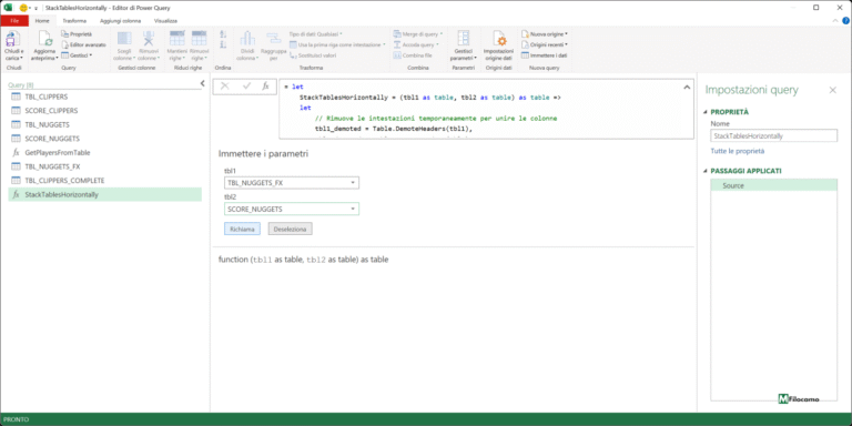 Come creare una funzione personalizzata con Power Query in Excel