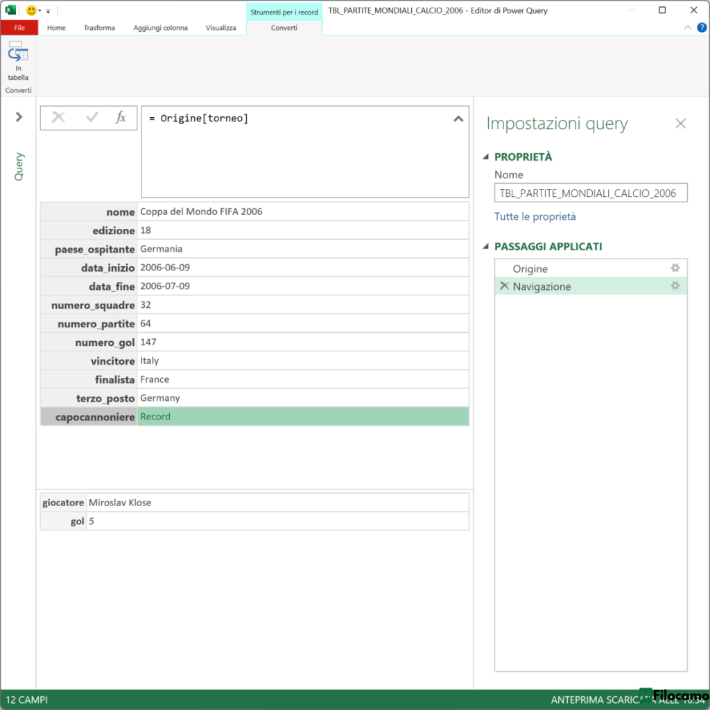 COME IMPORTARE JSON POWER QUERY MICROSOFT EXCEL MARCOFILOCAMO DOPPIA RAMIFICAZIONE JSON