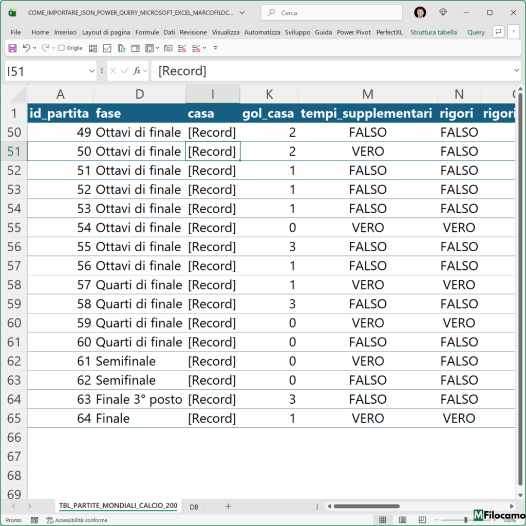 COME IMPORTARE JSON POWER QUERY MICROSOFT EXCEL MARCOFILOCAMO RECORD NON ESPANSO